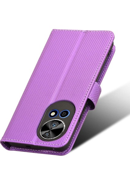 Huawei Nova 12 Için Kılıf Manyetik Cüzdan Kart Tutucu Kickstand Kapak (Yurt Dışından)