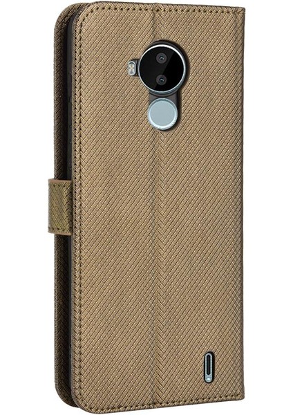 Nokia C30 Manyetik Cüzdan Kapak Kart Tutucu Kickstand Için Kılıf (Yurt Dışından) fırsatları