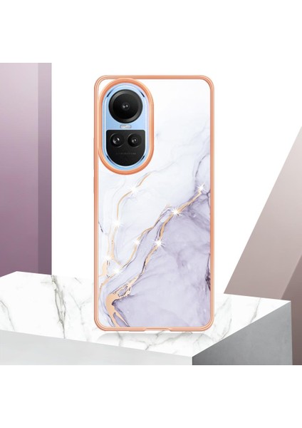 Oppo Oppo 10 5g Için Kılıf Mermer Desen Yumuşak Tampon Ince Tpu Koruma (Yurt Dışından) modelleri
