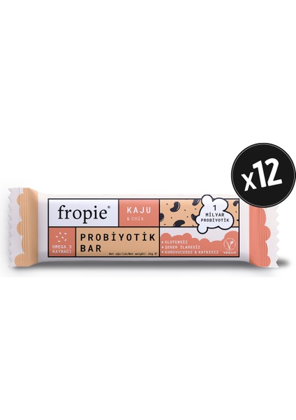 Kaju & Chialı Probiyotik Bar - 35 g - 12 adet