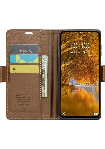 Xiaomi Redmi Not 13 4g Darbeye Durumda Cüzdan Durumda Kart (Yurt Dışından)