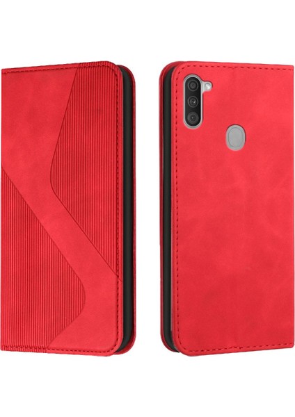 Samsung Galaxy A11/M11 Folio Flip Kart Yuvaları Tutucu Manyetik Pu (Yurt Dışından)