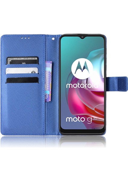 YH Market Motorola Moto G30/G20/G10 Kickstand Kapak Kart Tutucu Manyetik (Yurt Dışından)