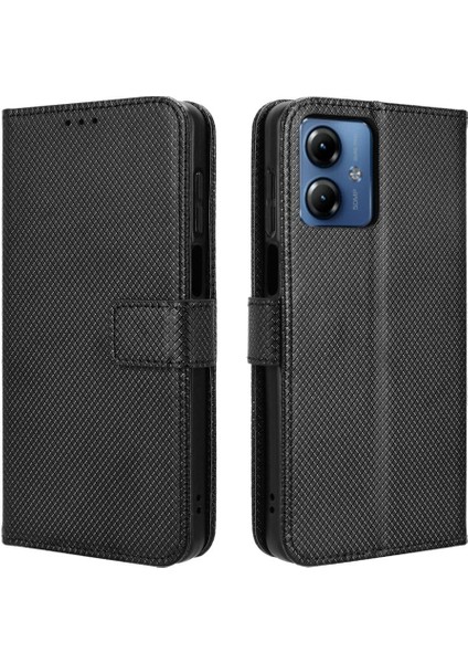 Motorola Moto G14 4g Kart Tutucu Kapak Kickstand Manyetik Cüzdan (Yurt Dışından)