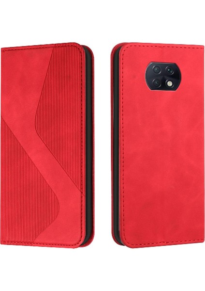 Xiaomi Redmi Not 9t Kart Yuvaları Tutucu Için Kılıf Folio Kapak Pu Deri (Yurt Dışından)