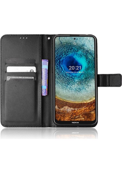 YH Market Nokia X10/X20 Kickstand Kart Tutucu Kapak Manyetik Cüzdan Için Kılıf (Yurt Dışından)