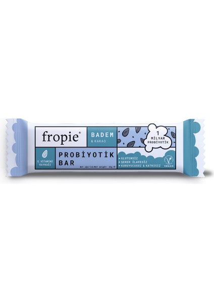 Badem & Kakaolu Probiyotik Bar - 35 g - 12 adet