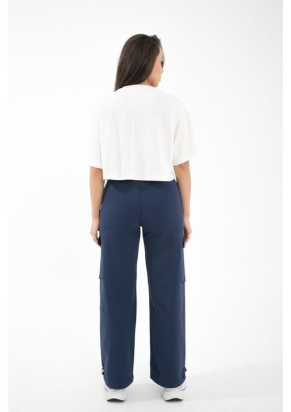 Kargo Cepli Örme Pantolon, Paçası Lastikli Rahat Kesim - Uzziel indirimleri