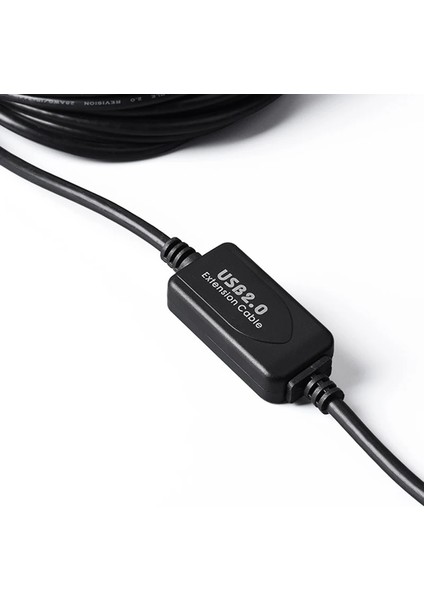 Yüksek Kaliteli 10 Metre USB 2.0 Yazıcı Kablosu Amplifikatör Çipli