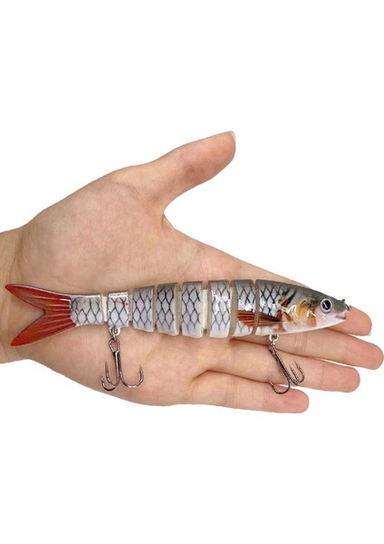 J Tarzı G Balıkçılık Cazibesi Eklemli Batan Wobbler Pike Swimbait Crankbait Alabalık Bas Balıkçılık Aksesuarları Mücadele Yem Pesca (Yurt Dışından)