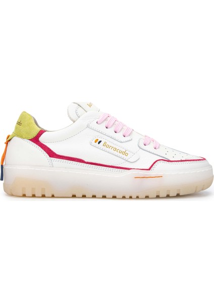 Kadın Deri Beyaz Sneakers & Spor Ayakkabı 511 BD1396B Bn Ayk Y24 Whıte/flmng/orts
