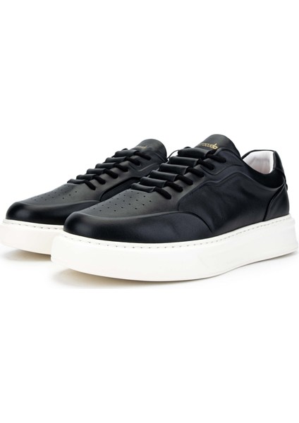 Erkek Deri Siyah/siyah Sneakers & Spor Ayakkabı 511 BU3510A Erk Ayk Y24 Black/black