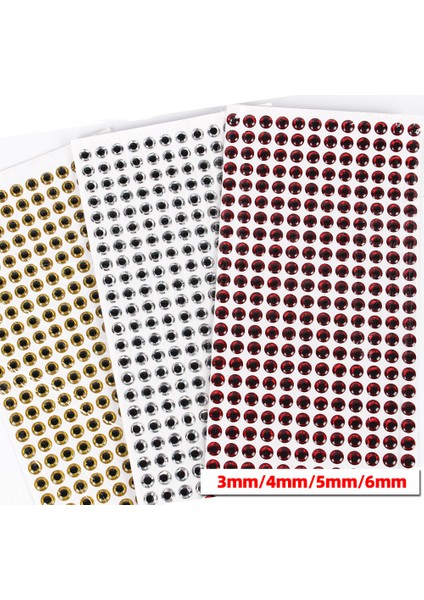 Gümüş Tarzı 5 mm Lot Balıkçılık Cazibesi Gözler Hologram Simülasyon Sinek Balıkçılık Minnow Yapay Balık Dıy Göz Olta Takımı (Yurt Dışından) fiyatları
