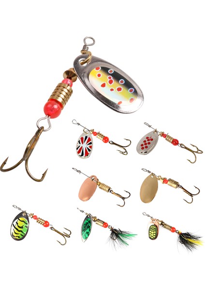H Tarzı G Lures Kaşık Balıkçılık Lures Wobblers Crankbaits Jig Metal Pullu Alabalık Kaşık Kancalı Sert Yem Sazan Balıkçılık Yemi (Yurt Dışından) fiyatları