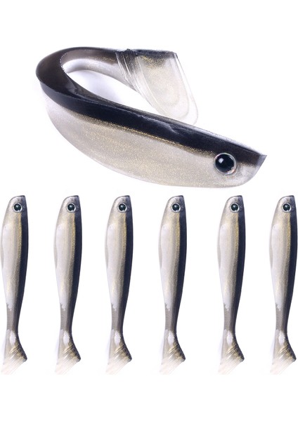 No.1 Stili M 5.3g Swimbait Balıkçılık Yumuşak Yem 10 cm Wobbler Yapay Yem Karides Koku T Kuyruk Kauçuk Bas Balıkçılık Cazibesi (Yurt Dışından)