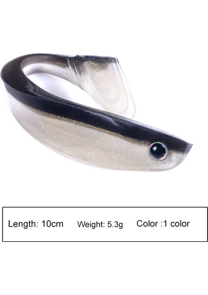 No.1 Stili M 5.3g Swimbait Balıkçılık Yumuşak Yem 10 cm Wobbler Yapay Yem Karides Koku T Kuyruk Kauçuk Bas Balıkçılık Cazibesi (Yurt Dışından) modelleri