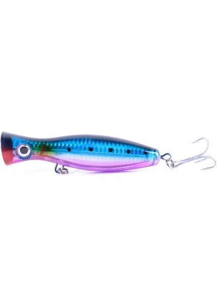 No.3 Tarzı 12.5CM40G Xy-67 Popper Balıkçılık Luya Lures 12.5 cm 40G Topwater Sert Olta Nehir Deniz Simülasyon Yemler 3D Balıklar Artificia G Mücadele (Yurt Dışından)