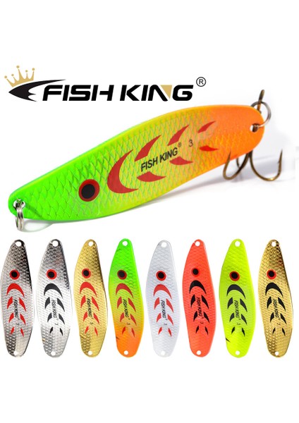 No.5 Tarzı 27G Balıkçılık Balıkçılık Lures Kaşık Wobble Metal Jig Alabalık SPOON18G 27G Er Cazibesi Kaşık Alabalık Alanı Deniz Balıkçılık Mastarı Kaşık Pike Için (Yurt Dışından) fiyatları