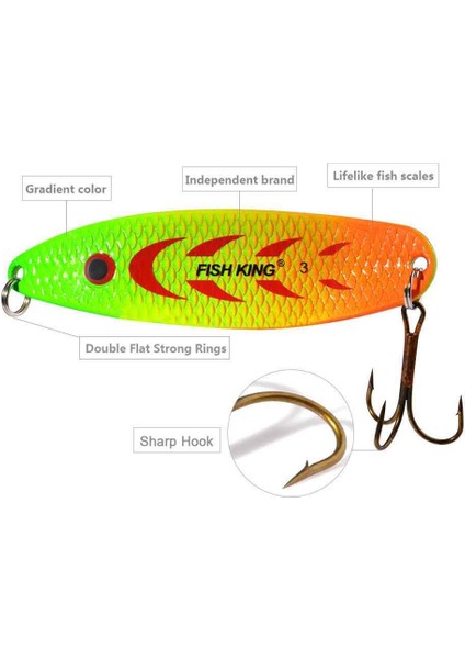 No.5 Tarzı 27G Balıkçılık Balıkçılık Lures Kaşık Wobble Metal Jig Alabalık SPOON18G 27G Er Cazibesi Kaşık Alabalık Alanı Deniz Balıkçılık Mastarı Kaşık Pike Için (Yurt Dışından) indirimleri