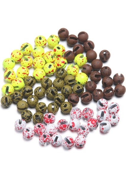 Beyaz-20 Adet Tarzı 3,0 mm Güzel Tasarlanmış Oluklu Tungsten Boncuklar Sinek Bağlama Boncukları Tungsten Sinek Bağlama Malzemesi Tungsten Alaşımı (Yurt Dışından)