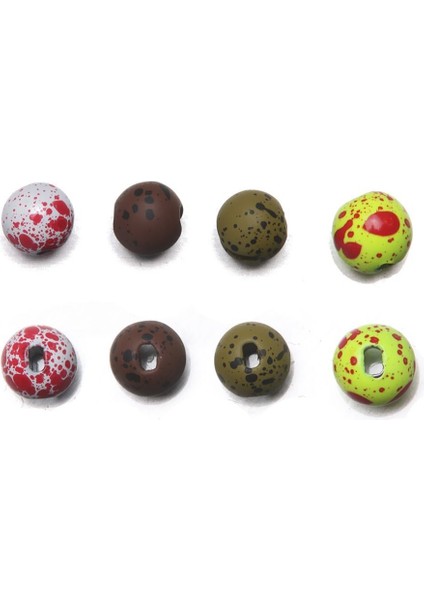 Beyaz-20 Adet Tarzı 3,0 mm Güzel Tasarlanmış Oluklu Tungsten Boncuklar Sinek Bağlama Boncukları Tungsten Sinek Bağlama Malzemesi Tungsten Alaşımı (Yurt Dışından)