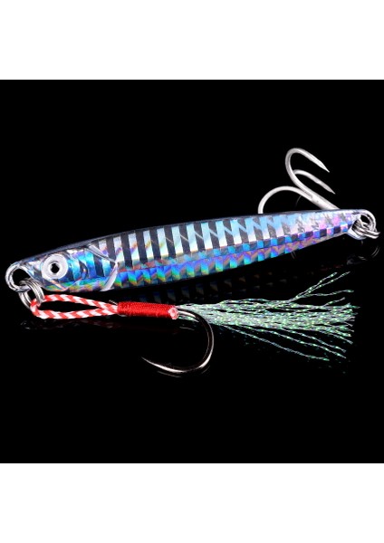 G1-2kanca Stili 10G 1 Adet Metal Döküm Jig Kaşık Lures --- 40G Kıyı Döküm Jig Kaşık Tuzlu Su Levrek Balıkçılık Sahte Yemli Olta Takımı (Yurt Dışından)