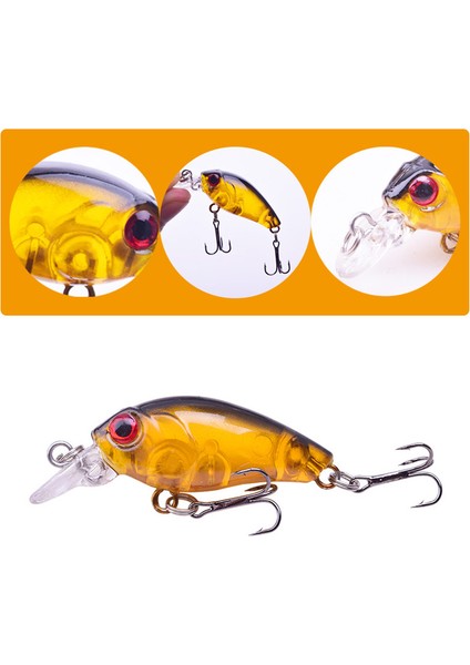 Ben Tarzım 1 Adet Minnow Balıkçılık Cazibesi 4.5cm 4g Batan Sert Yem Wobblers Jig Yem Crankbait Sazan Çizgili Bas Pesca Olta Takımı Swimbait (Yurt Dışından) indirimleri