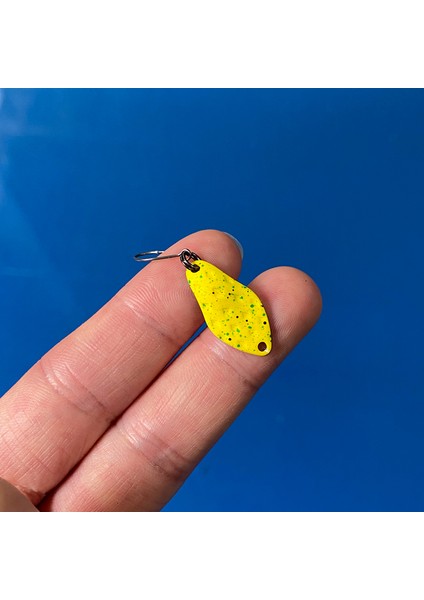 F Tarzı Pesca Yönetimi Balıkçılık Ay 1.8g Renkli Kaşık Yem Pirinç Bakır Metal Balıkçılık Lures Alabalık Levrek Somon Chub (Yurt Dışından) modelleri