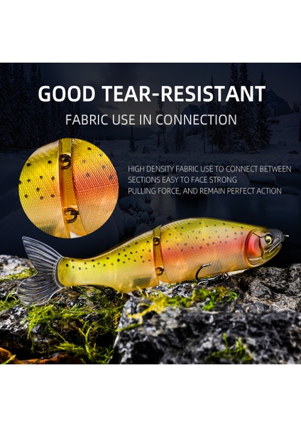 Bir Stil Bearkıng Üst Balıkçılık Yemi G 2.25OZ Eklemli Minnow Wobblers Yumuşak Kuyruklu Abs Gövde Swimbaits Turna ve Levrek Için Yumuşak Yem (Yurt Dışından) indirimleri