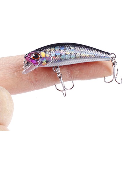 No.4 Stili .5g 4.5 cm Balıkçılık Lures Minnow Wobbler Batan Bas Trolling Yapay Sert Yem Crankbait Sazan Pesca Olta Takımı (Yurt Dışından) fiyatları