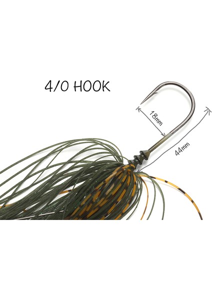 Bir Stil Lthtug Bas Balıkçılık Lures Çift Söğüt Bıçak Erbaits 23.5g x Boost Kanca Takviyeli Çelik Tel Yem Pike Için (Yurt Dışından) fırsatları