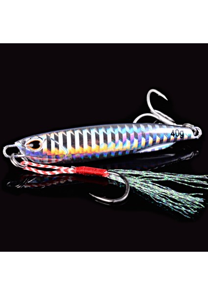 B1 Stili 40G Metal Jig Balıkçılık Cazibesi Ağırlıkları Trolling Sert Yem Bas Balıkçılık Yem Alabalık Mücadele Jig Cazibesi Jigs Tuzlu Su Lures (Yurt Dışından) fırsatları