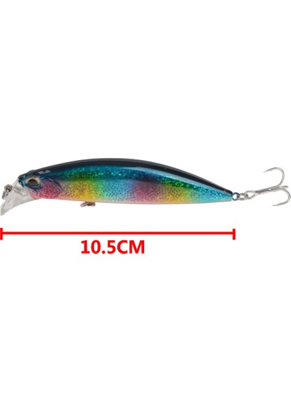 No.4 Stili Batan Minnow Balıkçılık Cazibesi 30G 10.5 cm Yapay Sert Yem Balıkçılık Wobblers Levrek Pike Somon Alabalık Bas Lures Olta Takımı (Yurt Dışından) modelleri