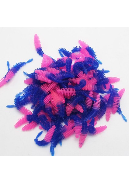 Mor Tarzı Balıkçılık Yumuşak Lures Jig Alabalık Solucan Yumuşak Yemler 5.5cmg Yapay Deniz Solucanları Solucan Balıkçılık Yumuşak Lures Wobblers Mücadele (Yurt Dışından)