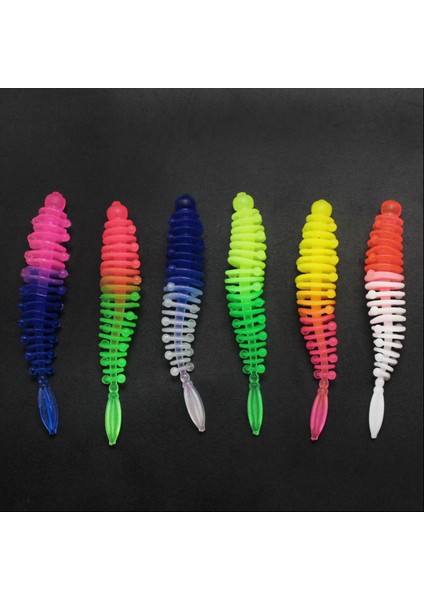 Mor Tarzı Balıkçılık Yumuşak Lures Jig Alabalık Solucan Yumuşak Yemler 5.5cmg Yapay Deniz Solucanları Solucan Balıkçılık Yumuşak Lures Wobblers Mücadele (Yurt Dışından) fiyatları