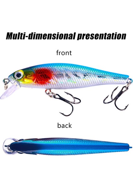Sarı Stil Minnow Krank Wobbler Jerkbait Balıkçılık Cazibesi 8.8 cm 9g Isca Yapay Carkbait Wobblers Swimbait Olta Takımı Bas Pike Sazan (Yurt Dışından) fiyatları