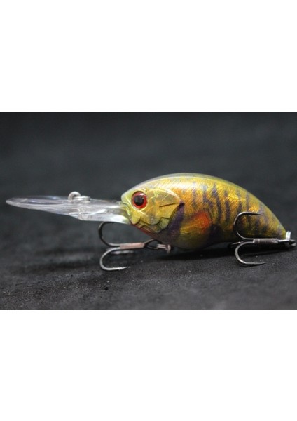 HC733X411 Tarzı Wlure Balıkçılık Lures 11G 8.5 cm Derin Su Wobbler Gerçek Cilt Boyama Sıkı Yüzen Crankbait Kesme Bıçağı Tiz Kanca HC733 (Yurt Dışından)