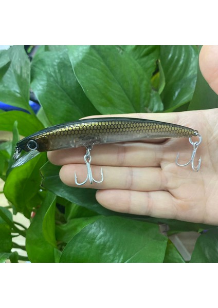Bir Stil G Büyük Minnow 3D Yüzen Minnow Wobbler Trolling Döküm Balıkçılık Deniz Suyu Levrek Alabalık Isca Yapay Olta Takımı 9115 (Yurt Dışından)