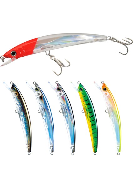Bir Stil G Büyük Minnow 3D Yüzen Minnow Wobbler Trolling Döküm Balıkçılık Deniz Suyu Levrek Alabalık Isca Yapay Olta Takımı 9115 (Yurt Dışından) modelleri