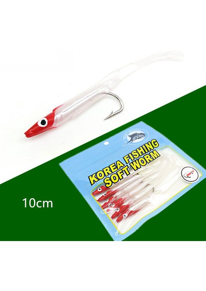 No.7 Tarzı Newlot 10 cm 2.5g Balıkçılık Cazibesi Balık Yılan Balığı Cazibesi Beyaz Mavi Yumuşak Yemler Kanca ile Küçük Balık Yılan Balığı Yapay Yem Pesca Leurre (Yurt Dışından) fiyatları