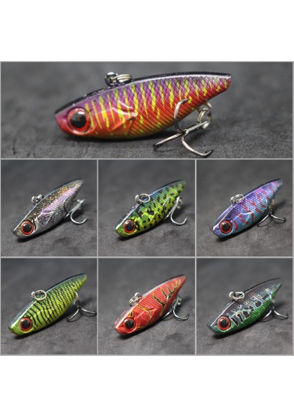 L666X78 Stili Wlure Balıkçılık Cazibesi Dudaksız Vıb 4 cm 4.6g Minik Sert Cazibesi Sazan Balıkçılık Sinek Balıkçılık Yem Kuyruk Kanca Batan Dibe L666 (Yurt Dışından)