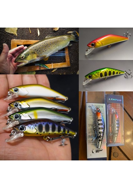 F Tarzı Lthtug Japonya Tasarım Peche Leurre Truit G Batan Minnow Akışı Balıkçılık Cazibesi Wobblers Alabalık Kefal Levrek Pike Somon (Yurt Dışından)