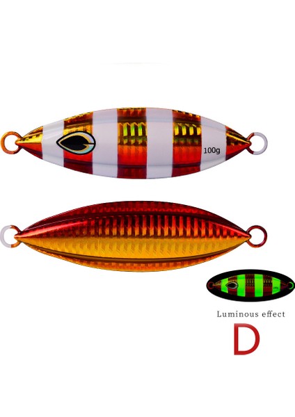 Renklid Stili 100G-11CM 1 Adet Yavaş Jig 40G 60G 80G 100G 150G 200G Balıkçılık Cazibesi Döküm Jig Yem Kaşık Metal Balık Tuzlu Su Yapay Sert Yem Mücadele (Yurt Dışından) fiyatları