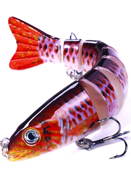 No.4 Stili Hengjıa Wobblers Pike Balıkçılık Lures Yüzme Yemi 12. Çok Eklemli Crankbait Sert Yem Minnow Alabalık Levrek Olta Takımı (Yurt Dışından) modelleri