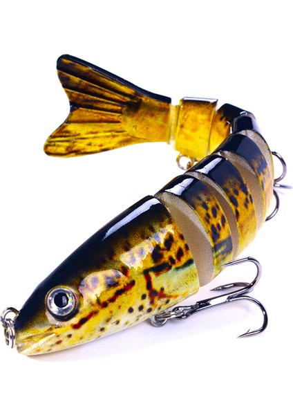 No.4 Stili Hengjıa Wobblers Pike Balıkçılık Lures Yüzme Yemi 12. Çok Eklemli Crankbait Sert Yem Minnow Alabalık Levrek Olta Takımı (Yurt Dışından) fırsatları