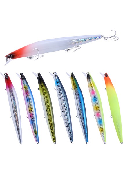 C Tarzı G Balıkçılık Cazibesi Tuzlu Su Fioating Minnow Tuzlu Su Siyah Bas Deniz Balıkçılığı Pike Uzun Döküm Sert Yemler Tungsten Ağırlık (Yurt Dışından)