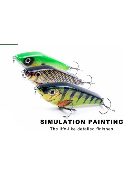 No.4 Stili 3..5oz Minnow Balıkçılık Cazibesi Biyonik Sert Yem Batan Cazibesi Pislik Yem Crankbait Gerçekçi Yapay Balıkçılık Cazibesi (Yurt Dışından) modelleri