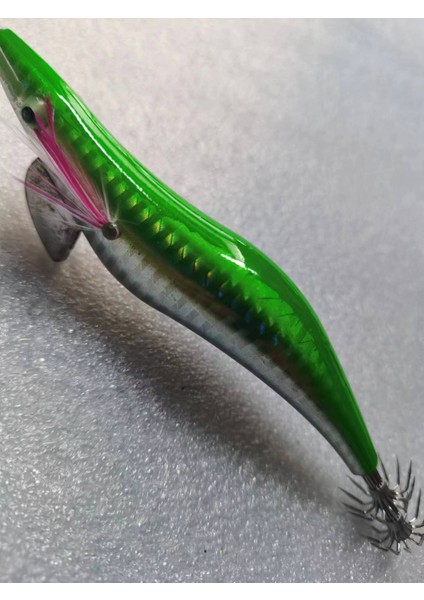 Yeşil Stil Kalamar Kancası Balıkçılık Yemleri 3.5# Kalamar Jigleri Lures Kalamar Jigs Kancası (Yurt Dışından)