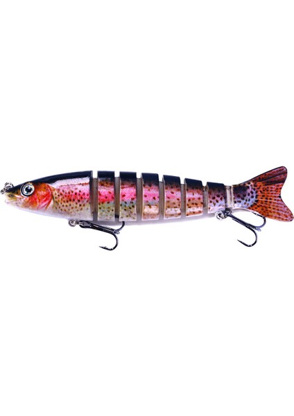 No.3 Tarzı Hengjıa Wobblers Pike Balıkçılık Lures Yüzme Yemi 12. Çok Eklemli Crankbait Sert Yem Minnow Alabalık Levrek Olta Takımı (Yurt Dışından)