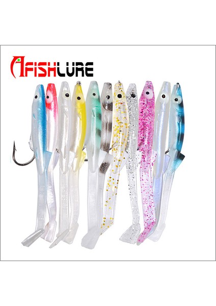 No.8 Tarzı Afishlure Raglou Gerçek Yılan Balığı Predator Balıkçılık Cazibesi Çantası Balıkçılık Yapay Yumuşak Shad Yem Pesca Wobblers G (Yurt Dışından)